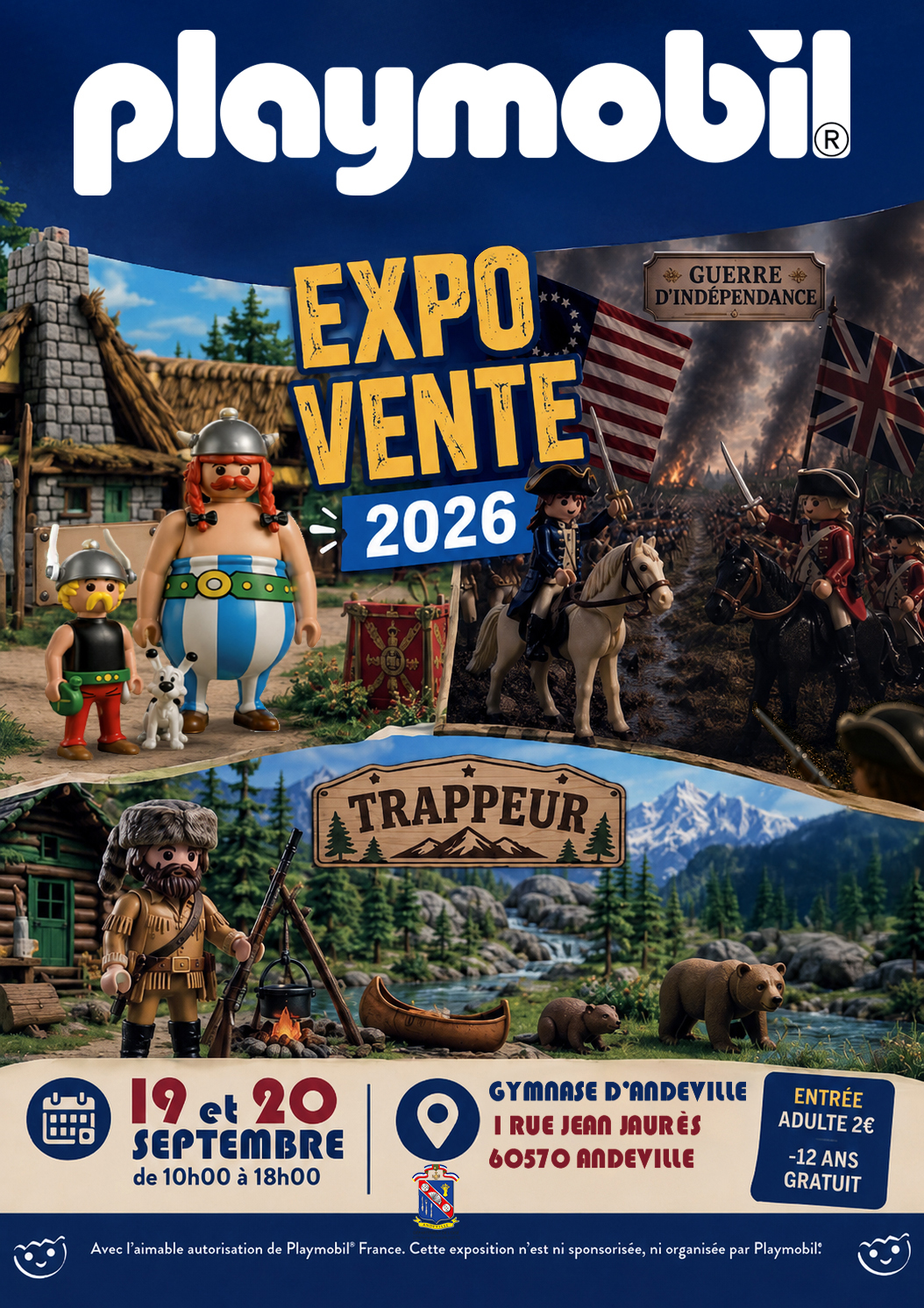 PLAYMOBIL EXPO VENTE Andeville