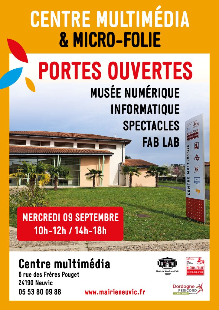 Portes ouvertes à la micro-Folie ! Centre Multimédia Neuvic