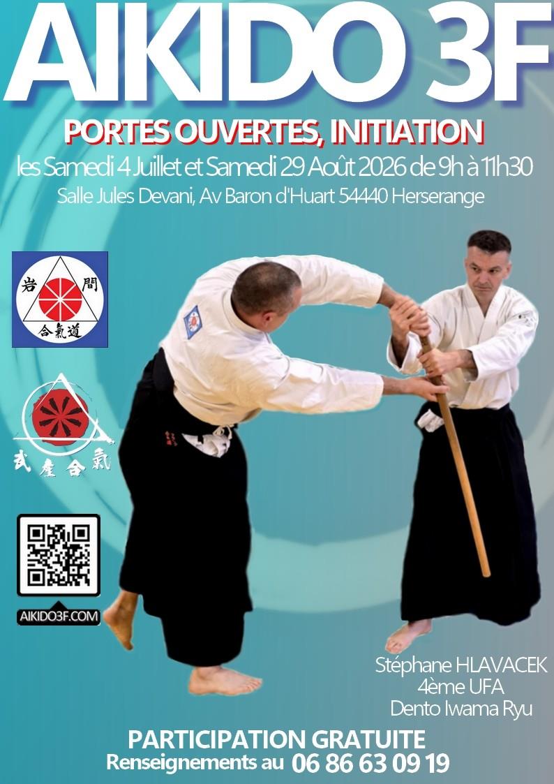Portes ouvertes et initiation à l&rsquo;aïkido Salle Jules Devani Herserange