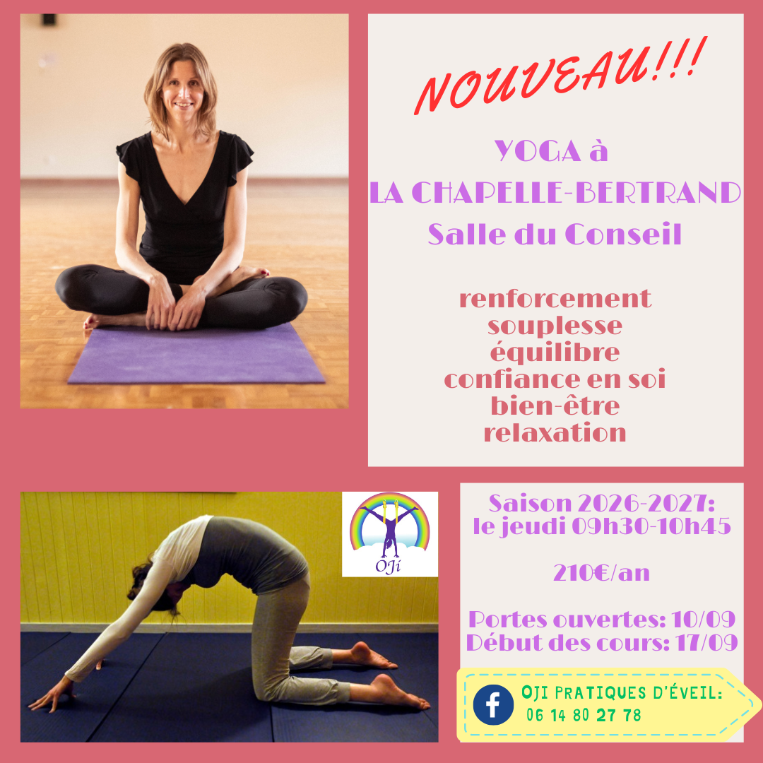 Portes ouvertes yoga 23 Rue Principale La Chapelle-Bertrand 2026-09-10
