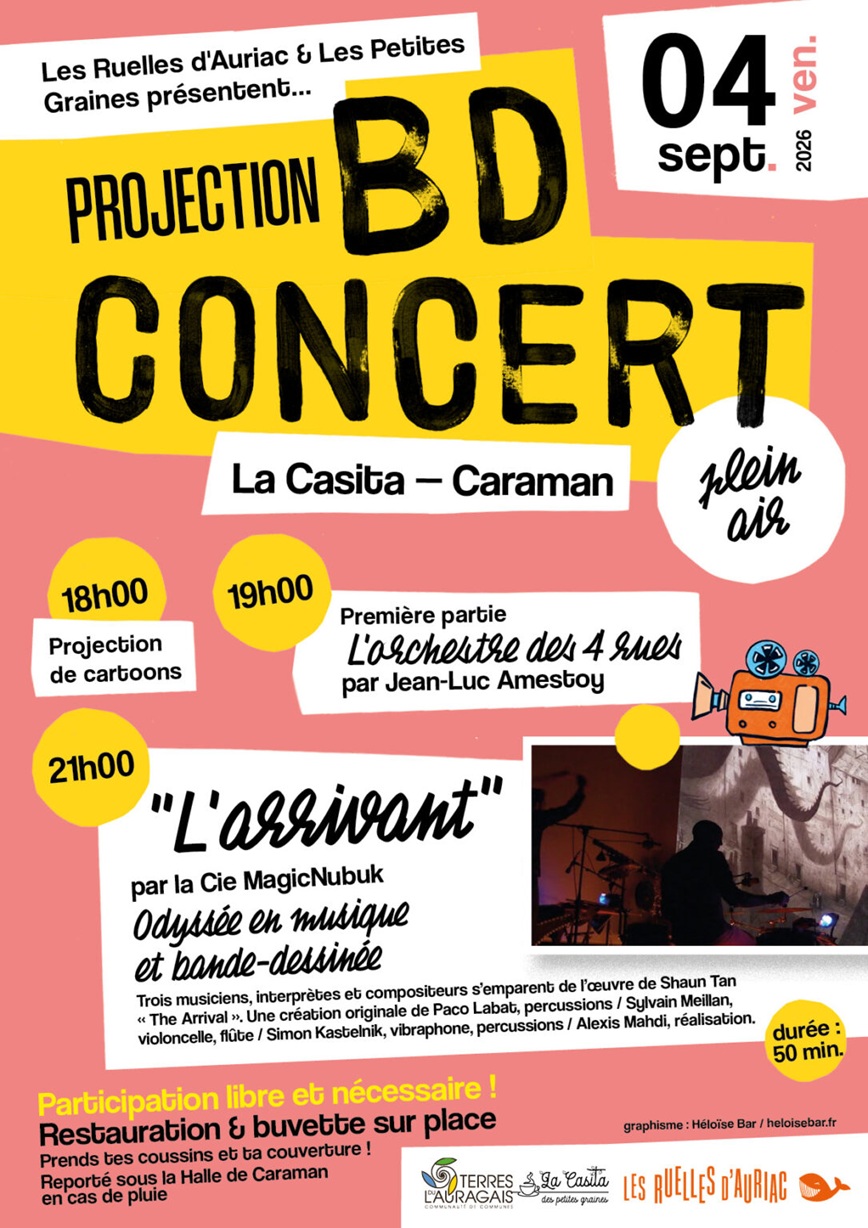 PROJECTION BD CINÉ-CONCERT Caraman