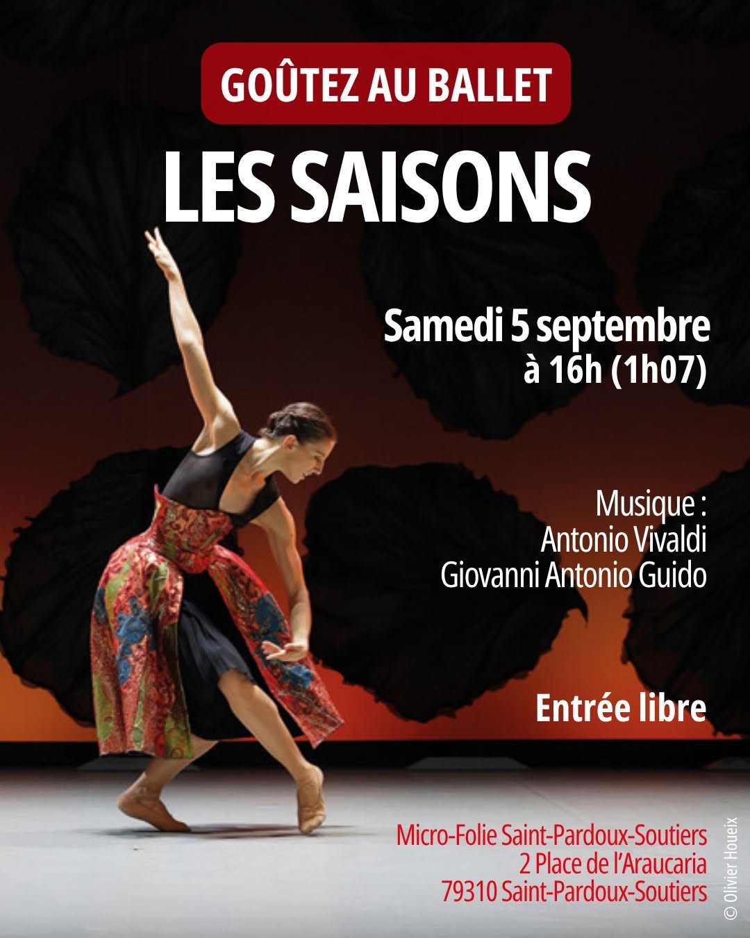 Projection du ballet Les Saisons Micro-Folie Saint-Pardoux-Soutiers 2026-09-05