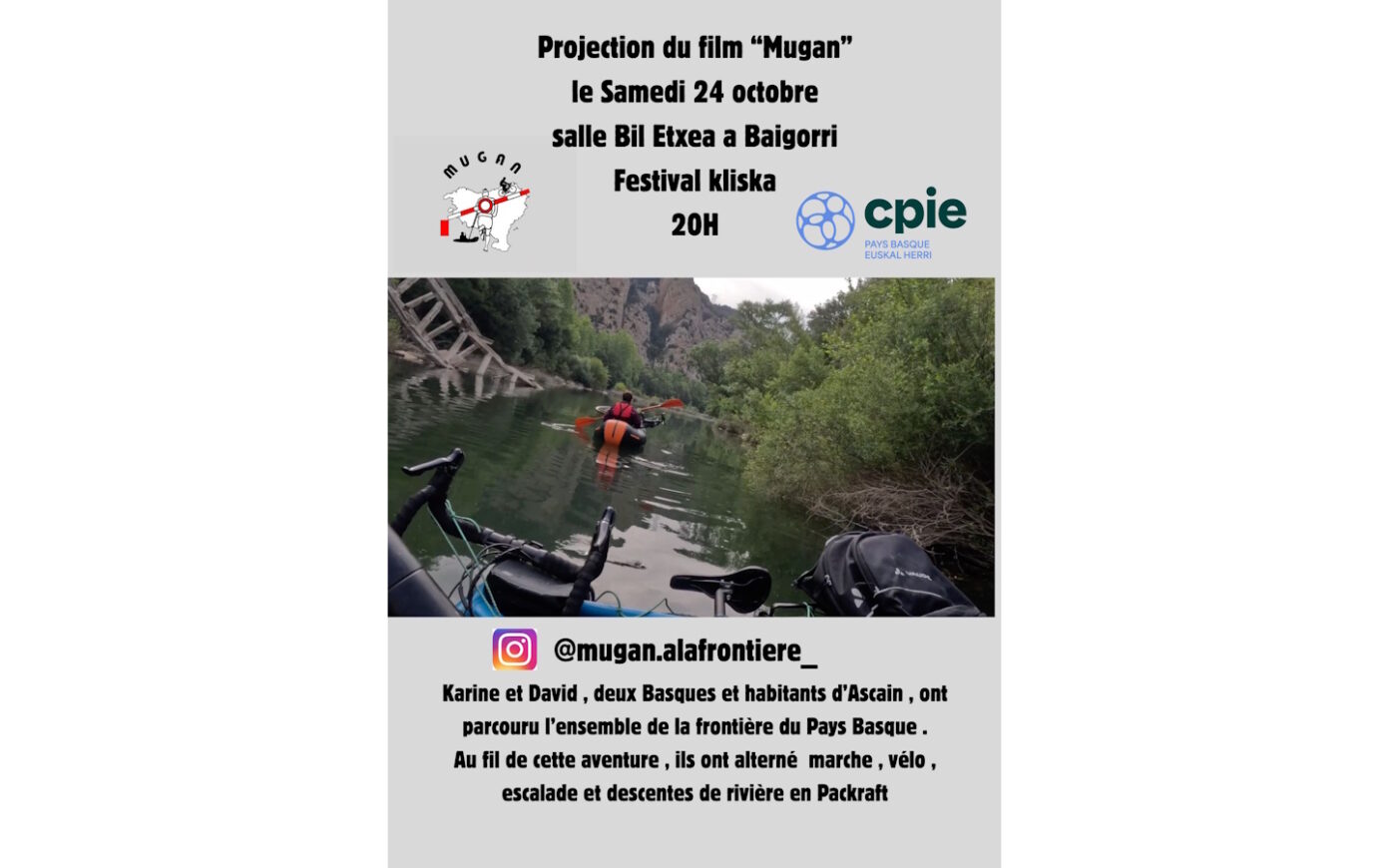 Projection du film Mugan dans le cadre du Festival Kliska  Saint-Étienne-de-Baïgorry