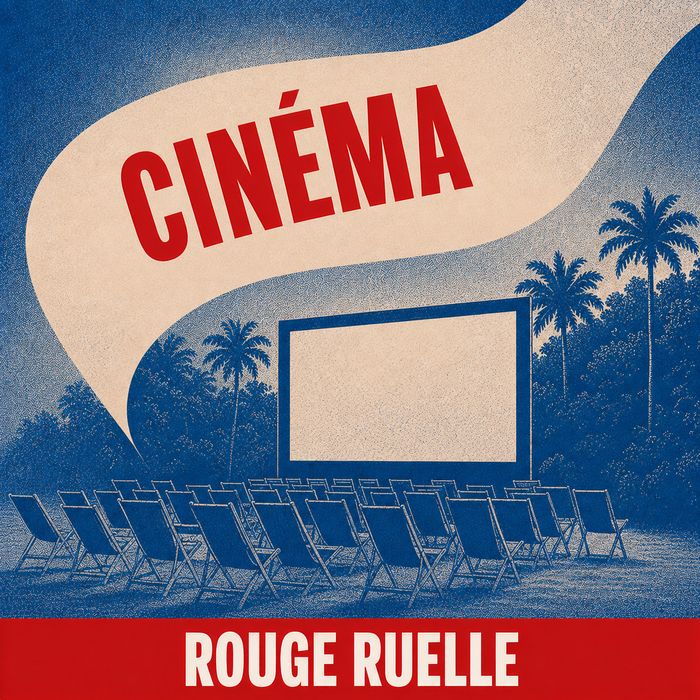 Projection en plein air, Esplanade du front de mer, Saint-Benoît