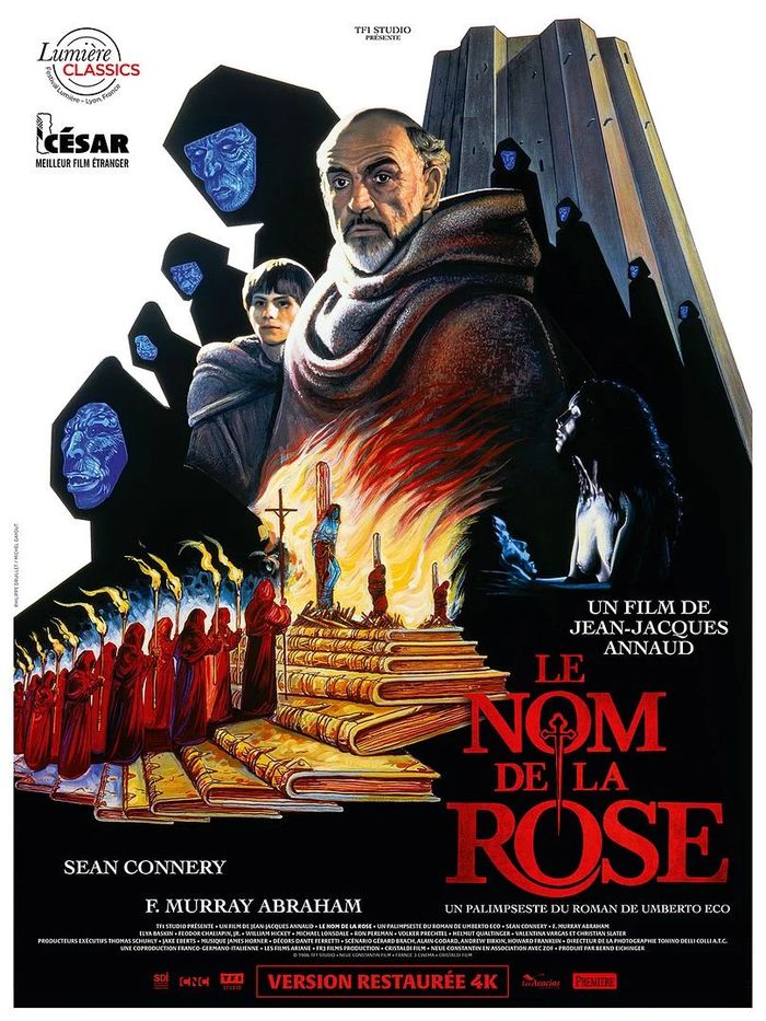 Projection : Le nom de la rose, Cinéma Louis Malle, Prayssac