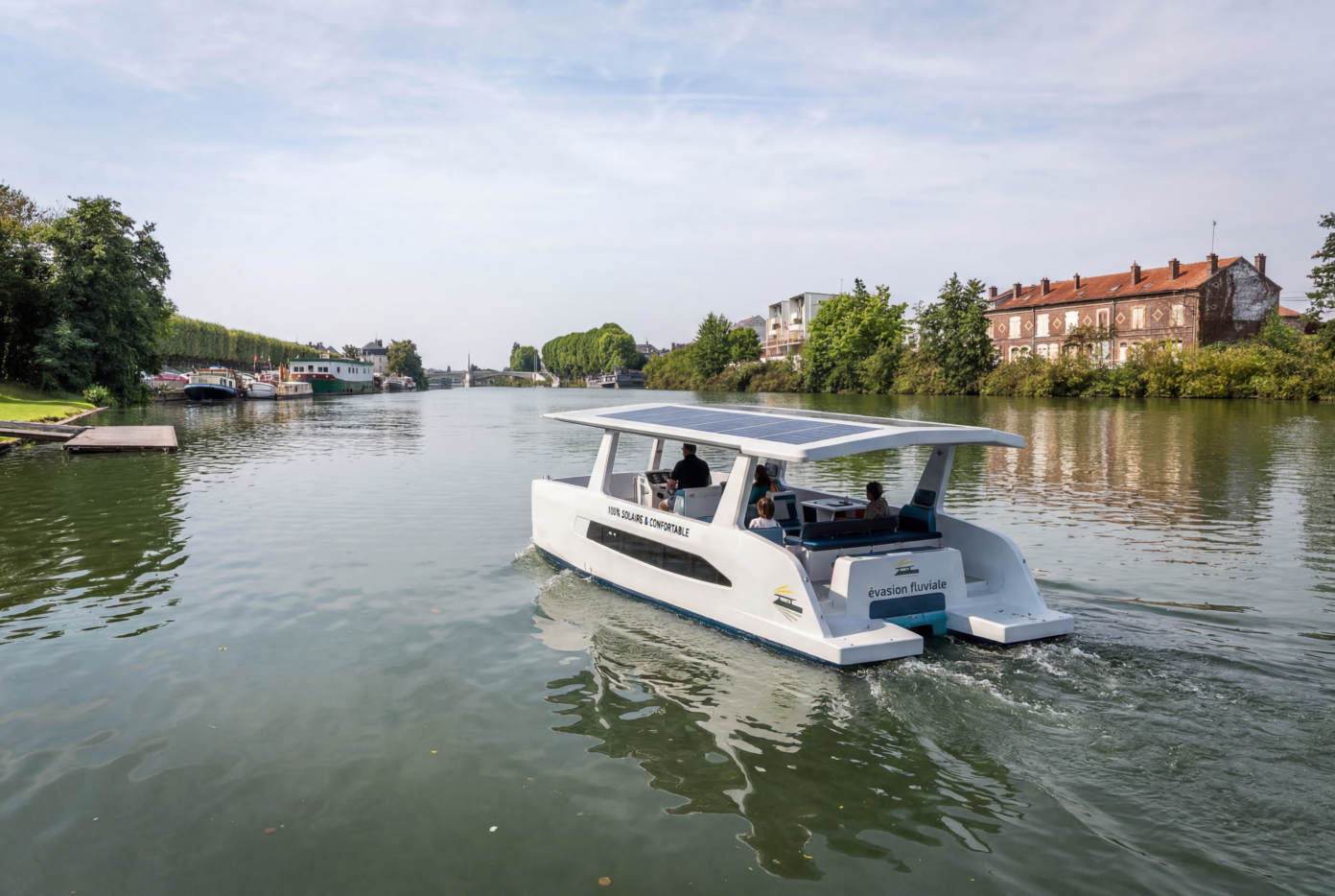 Promenade en catamaran solaire | Quand l&rsquo;Aisne rejoint l&rsquo;Oise  Compiègne