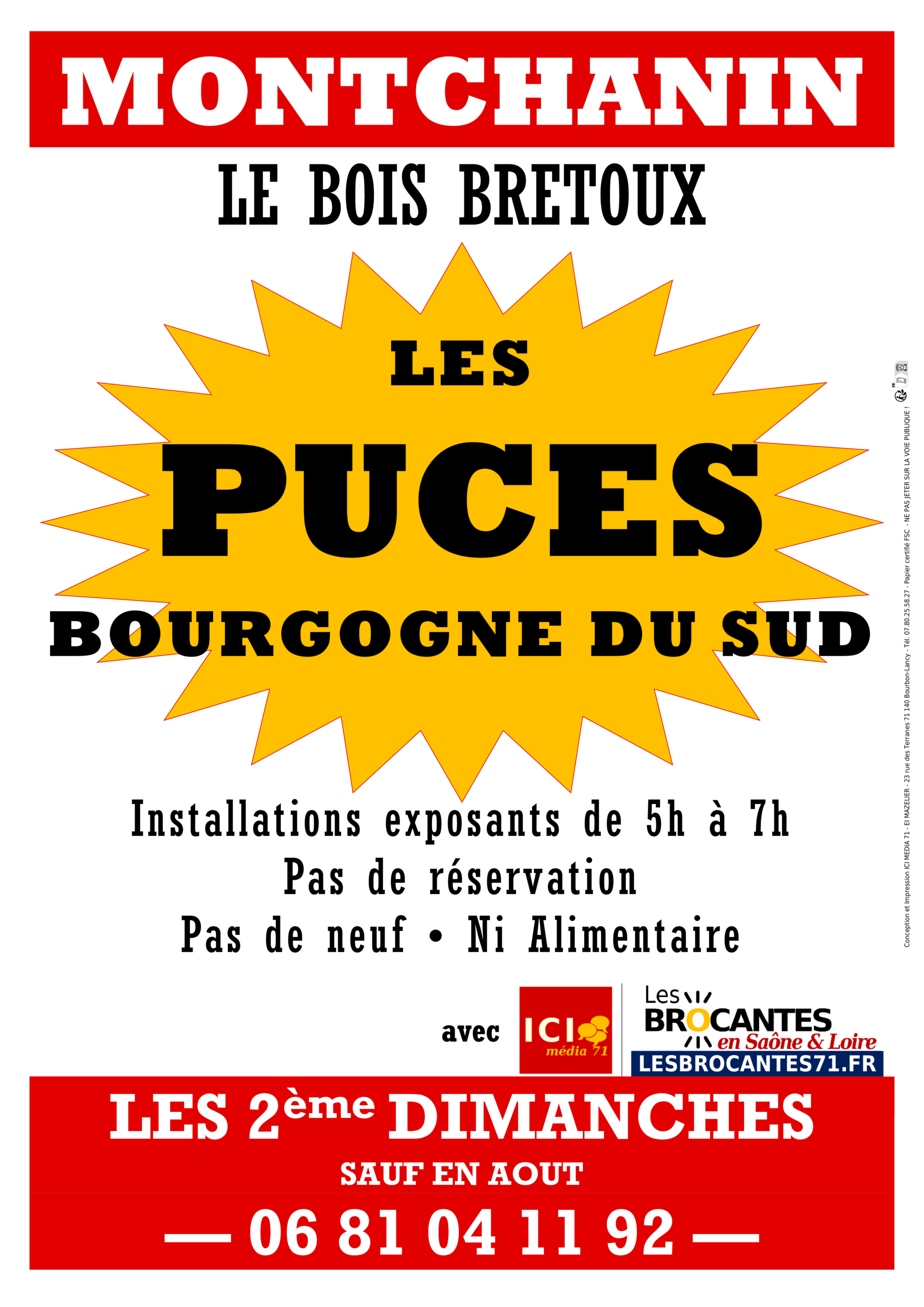 Puces Bourgogne du Sud 180 avenue de la République Montchanin 2026-09-13