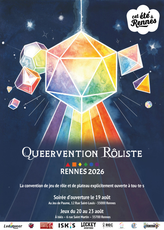 Queervention Rôliste Rennes 2026 Iskis Rennes