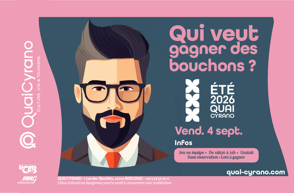 Qui veut gagner des bouchons ? Quai Cyrano Bergerac