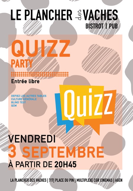 Quizz party Place du Pin Agen
