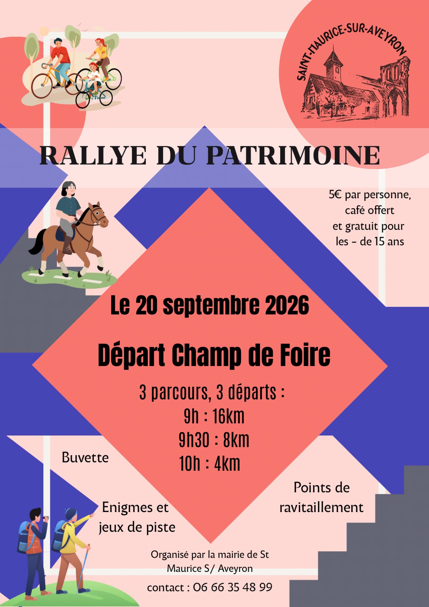 Rallye du patrimoine Saint-Maurice-sur-Aveyron