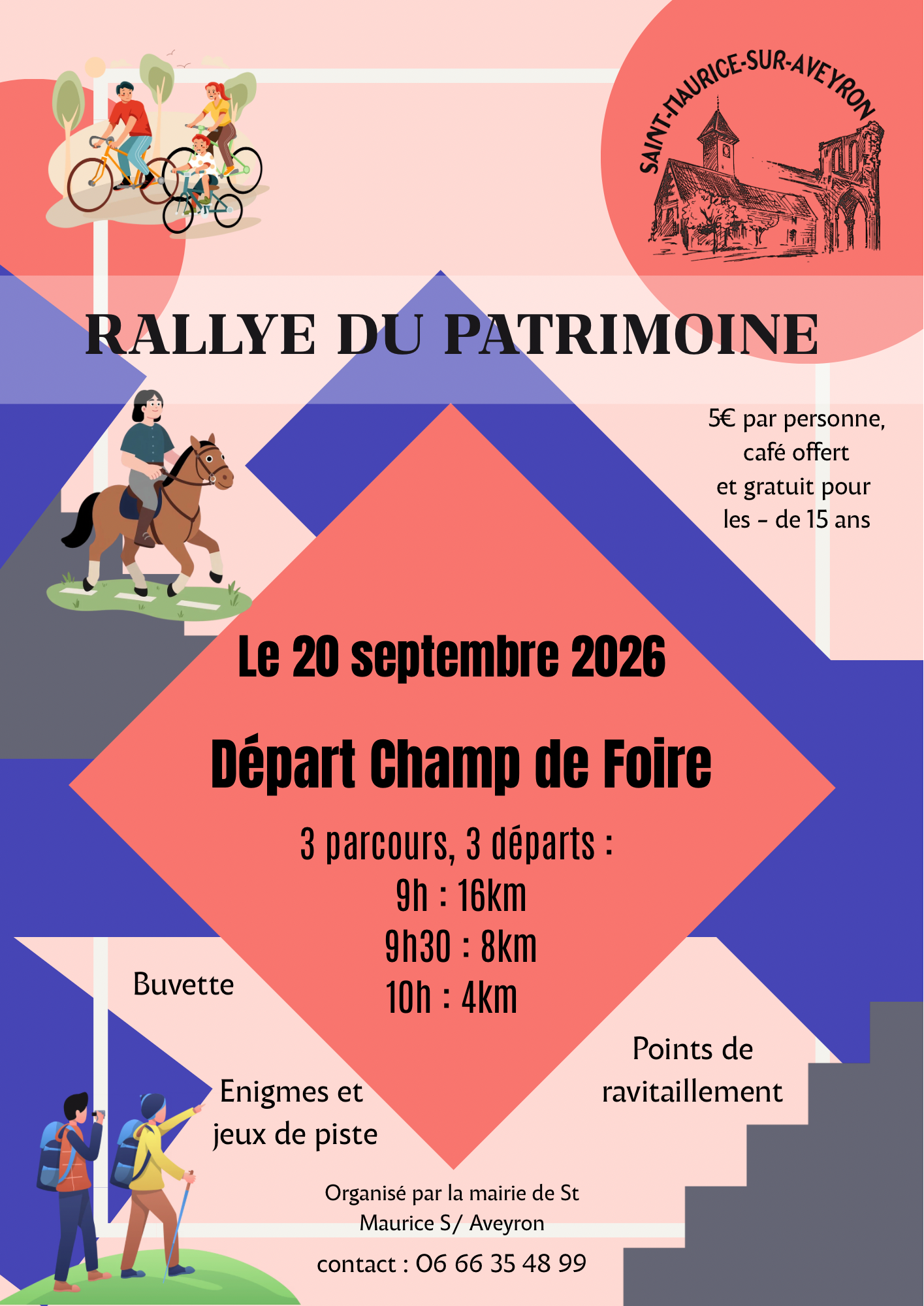 Rallye du patrimoine Saint-Maurice-sur-Aveyron