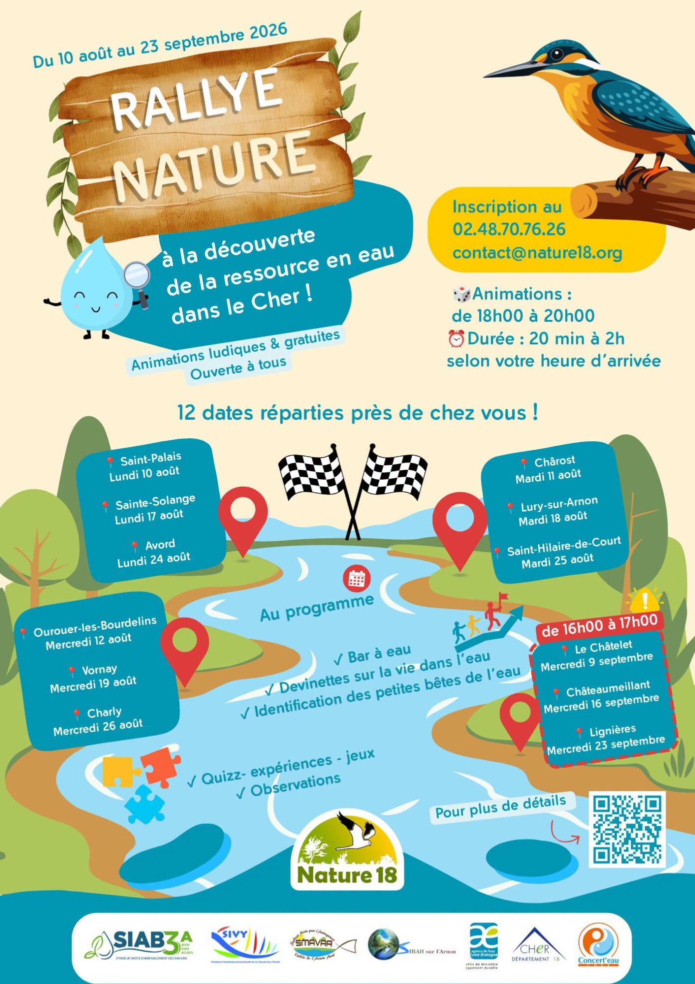 Rallye Nature avec Nature 18 Lignières Lignières