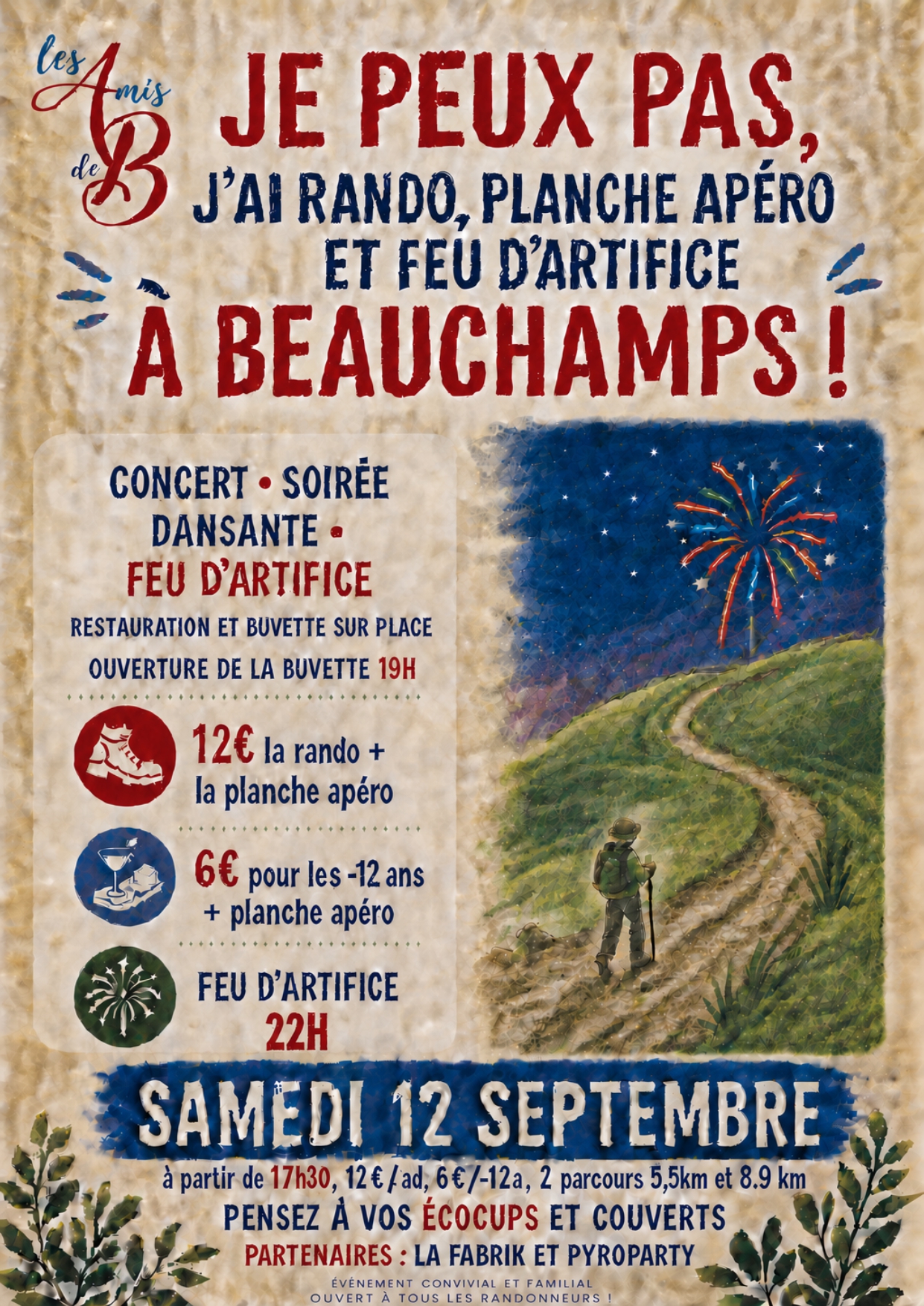 Rando-Apéro Route de Lorris Beauchamps-sur-Huillard 2026-09-12