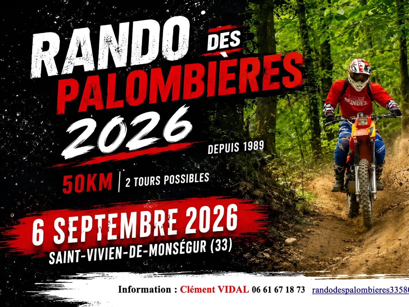 Rando des palombières Saint-Vivien-de-Monségur