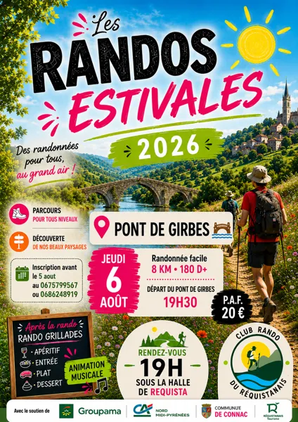 Rando Grillades au Pont de Girbes Réquista