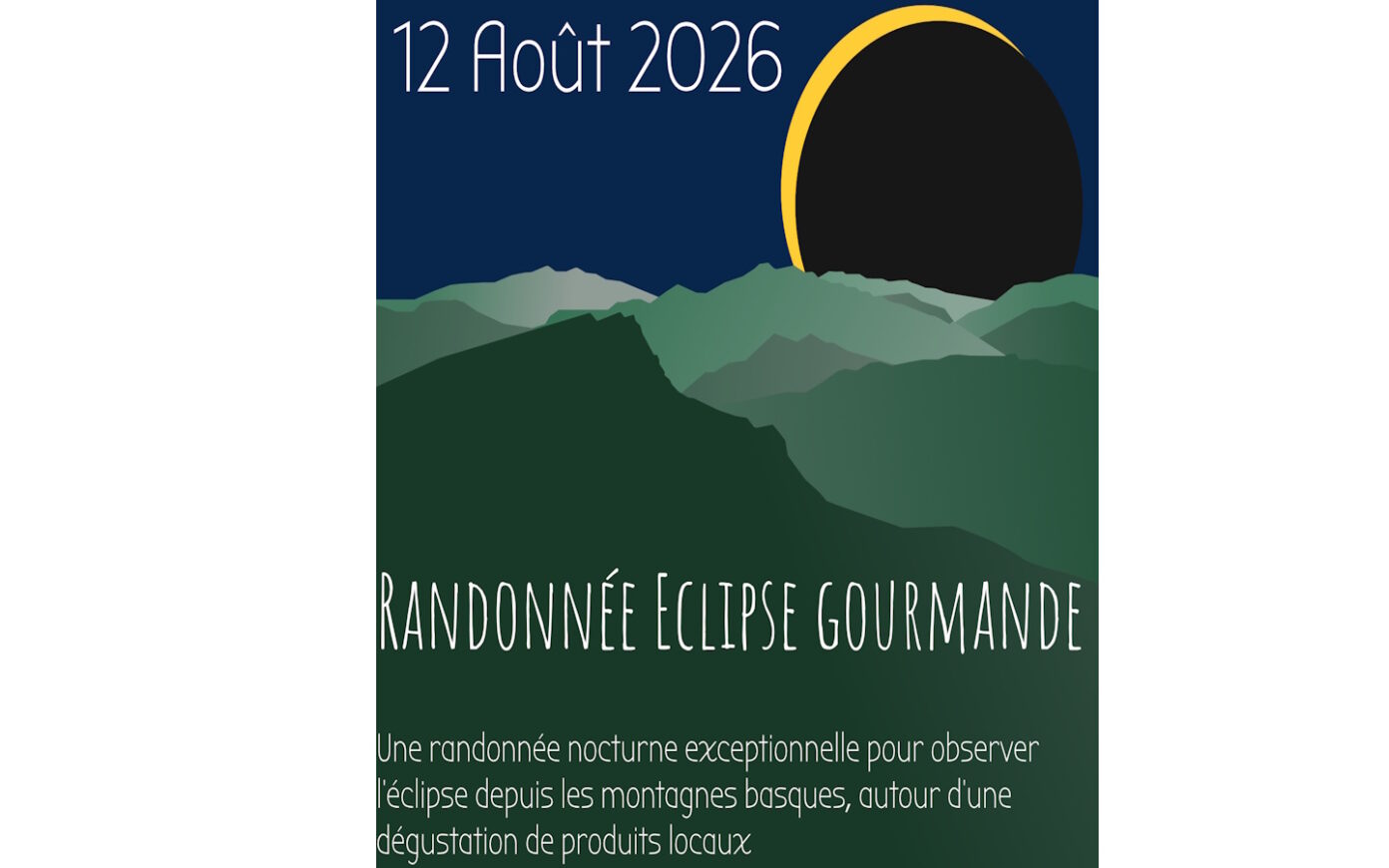 Randonnée accompagnée randonnée Eclipse Urrugne