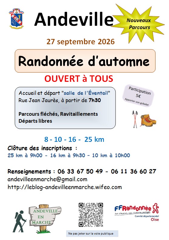 Randonnée d’automne Andeville