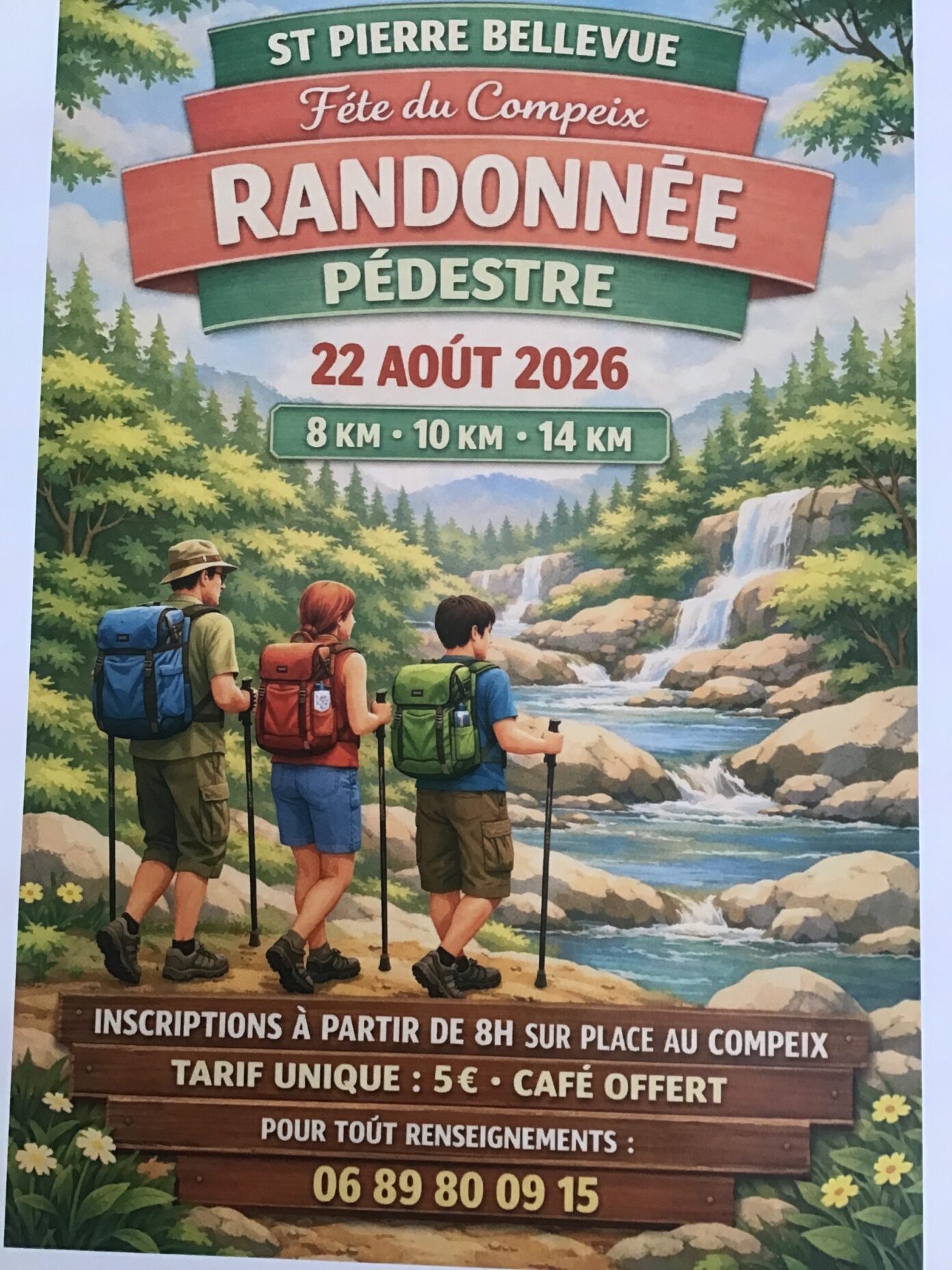Randonnée de la fête du compeix  Saint-Pierre-Bellevue