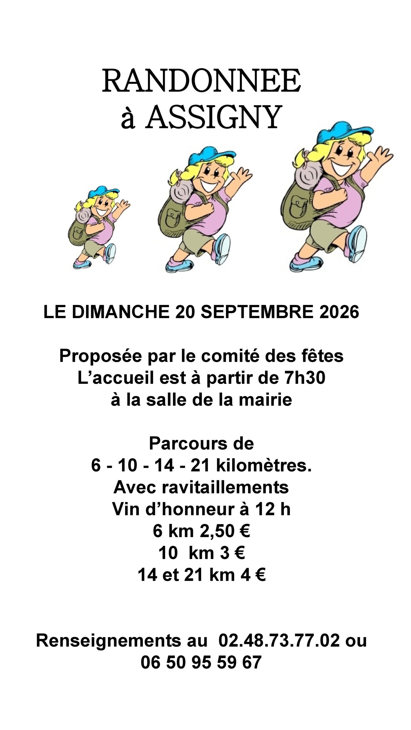 Randonnée pédestre Assigny