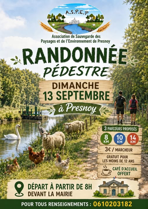 Randonnée pédestre Presnoy