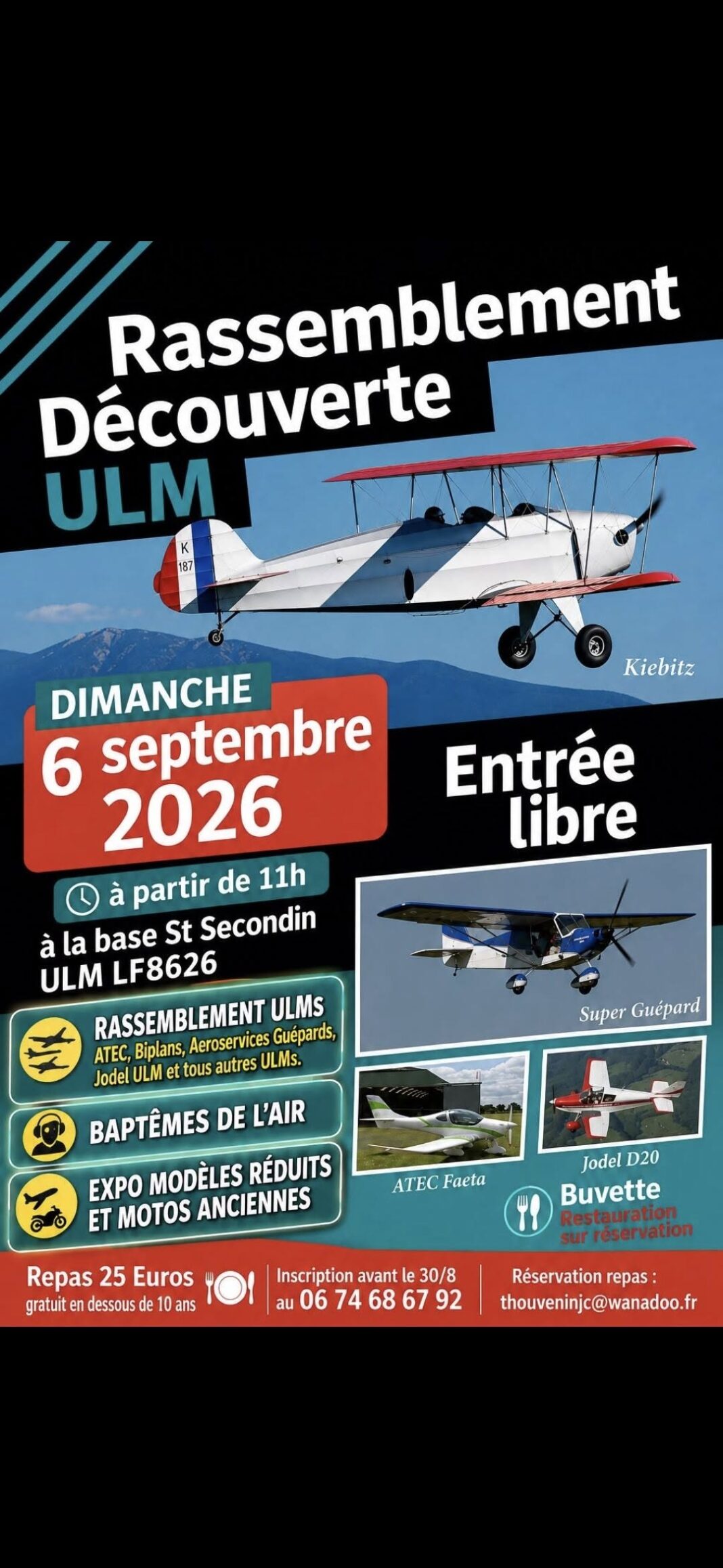Rassemblement Découverte ULM Saint-Secondin