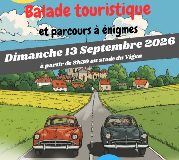 Rassemblement des voitures anciennes 2026 Le Vigen