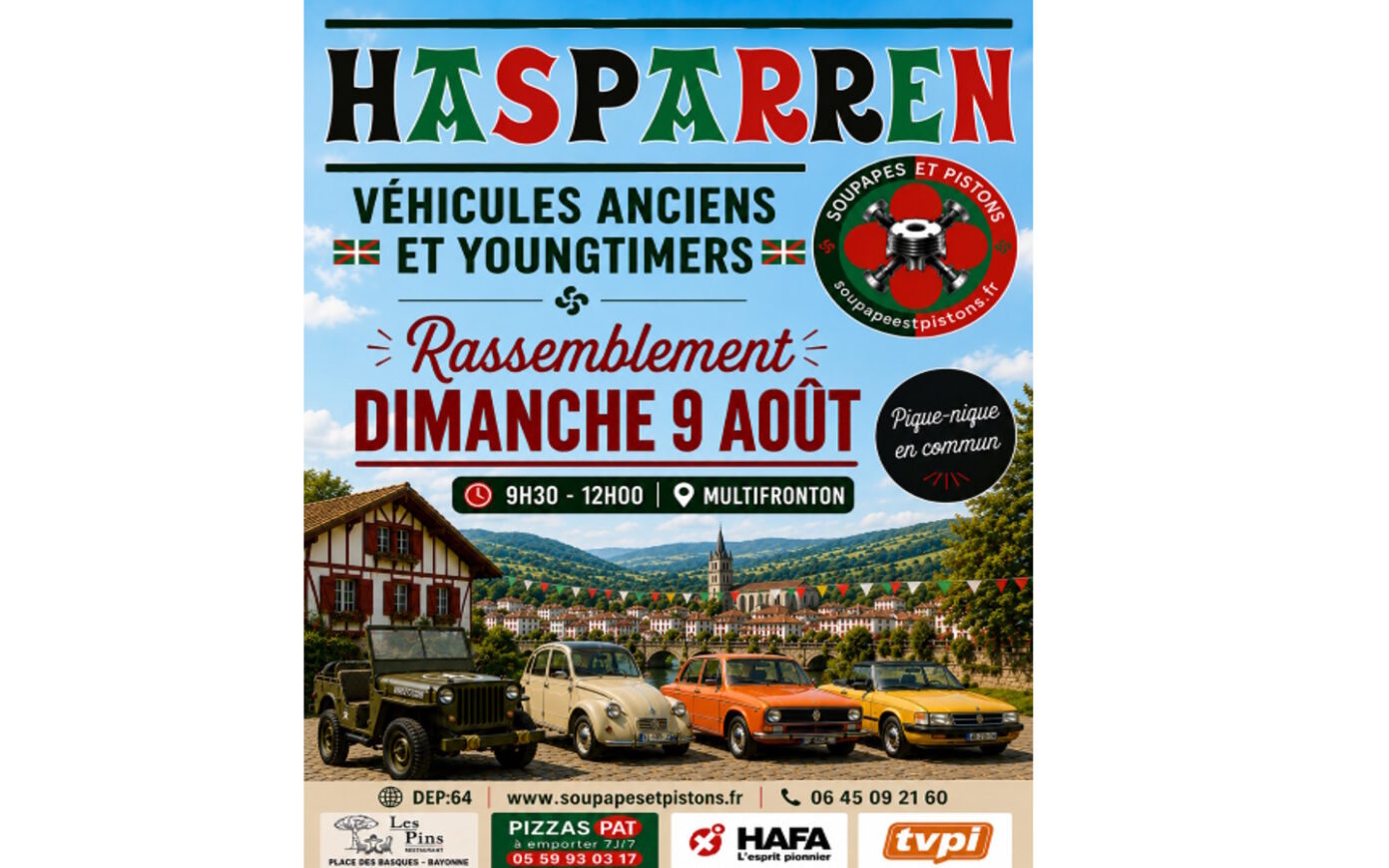 Rassemblement du club soupapes et pistons Multifronton Hasparren