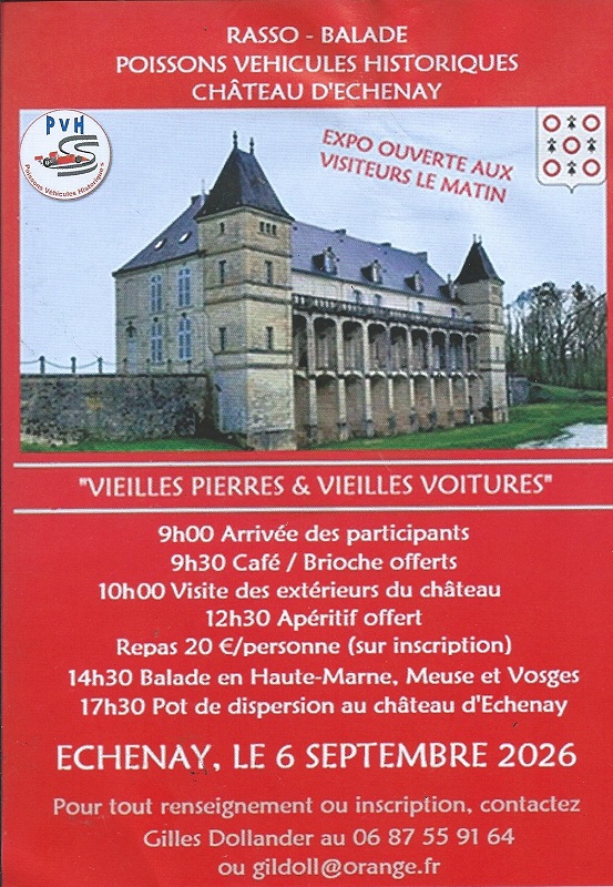 Rasso-Balade Vielles Pierres & Vielles Voitures Échenay