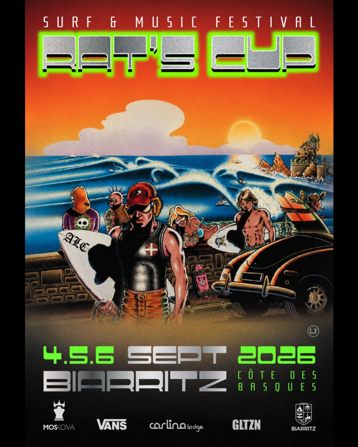 Rat’s cup Surf & Music Festival Plage de la Côte des basques Biarritz