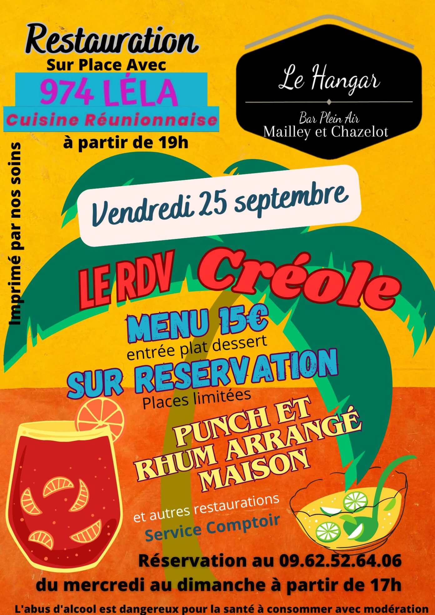 RDV CREOLE Bar Le Hangar Mailley-et-Chazelot