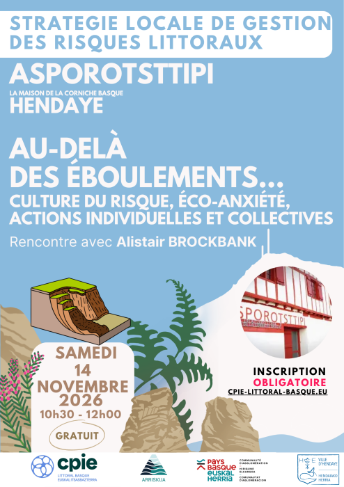 Rencontre avec Alistair Brockbank Au-delà des éboulements… Route de la Corniche Hendaye