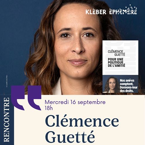 Rencontre avec Clémence Guetté, Kléber Éphémère, Strasbourg