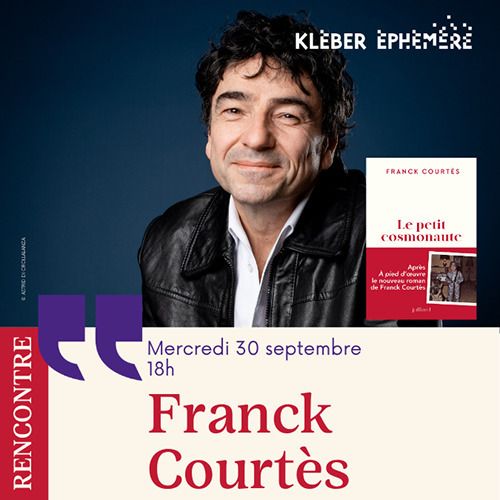 Rencontre avec Franck Courtès, Kléber Éphémère, Strasbourg