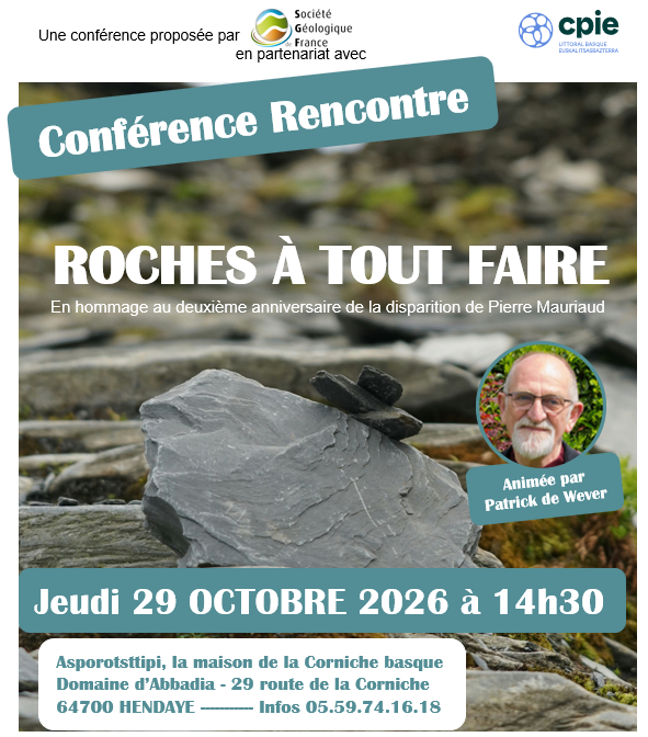 Rencontre avec Patrick de WEVER Roches à tout faire Route de la Corniche Hendaye