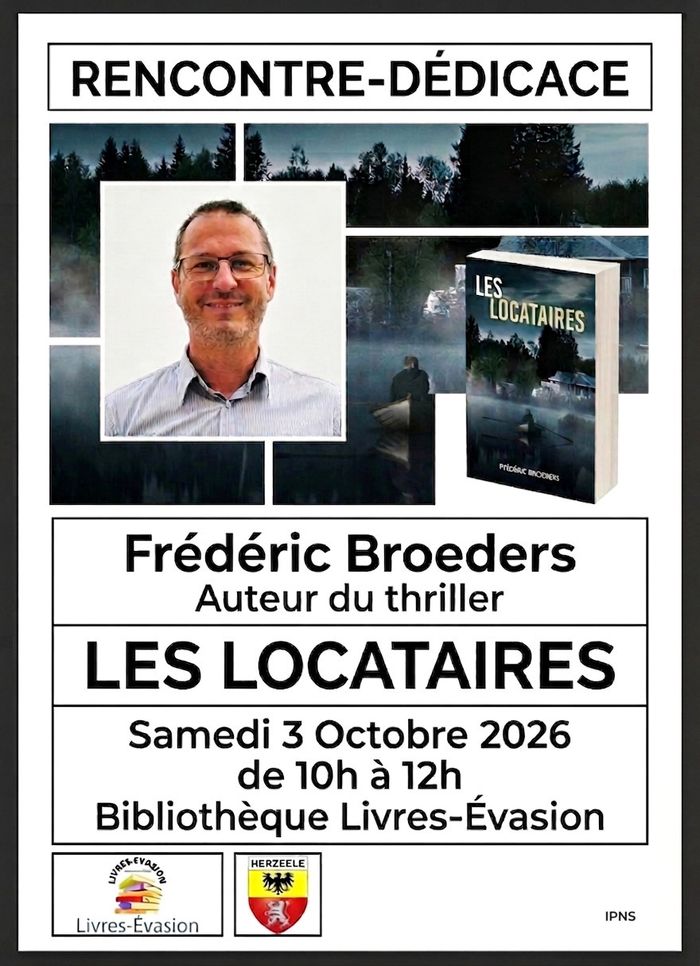 Rencontre dédicace auteur, Bibliothèque Livres-Évasion, Herzeele