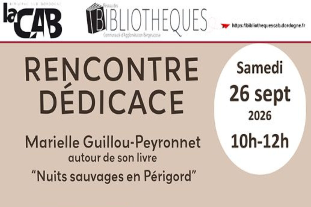 Rencontre dédicace Bibliothèque Sigoulès-et-Flaugeac