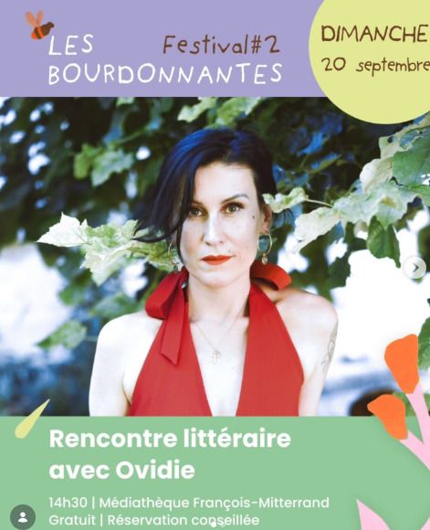 Rencontre littéraire autour de l’oeuvre « La chair est triste hélas », avec Ovidie, comédienne et metteuse en scène, Médiathèque François-Mitterrand, Saintes