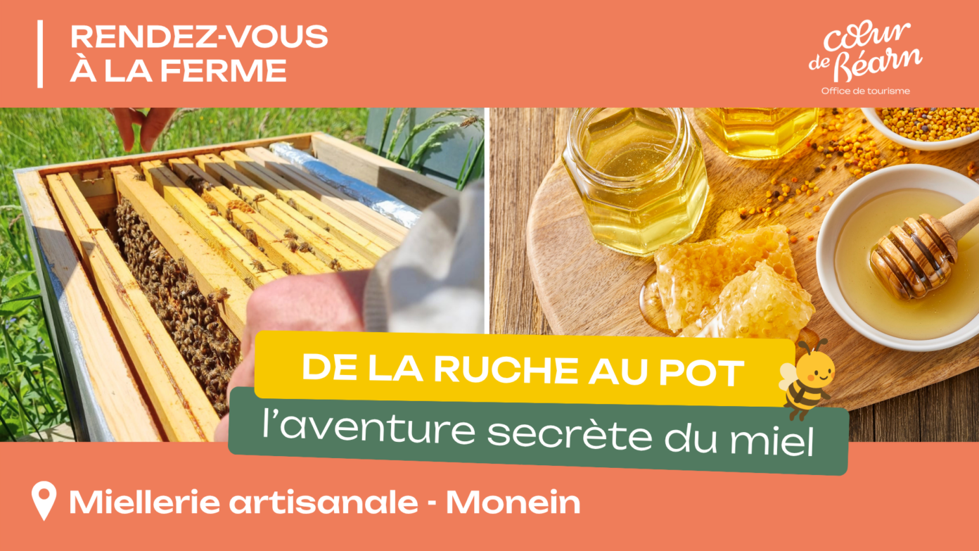 Rendez-vous à la ferme De la ruche au pot Miellerie artisanale Monein