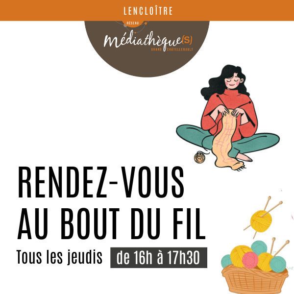Rendez-vous au bout du fil Médiathèque de Lencloître Lencloître