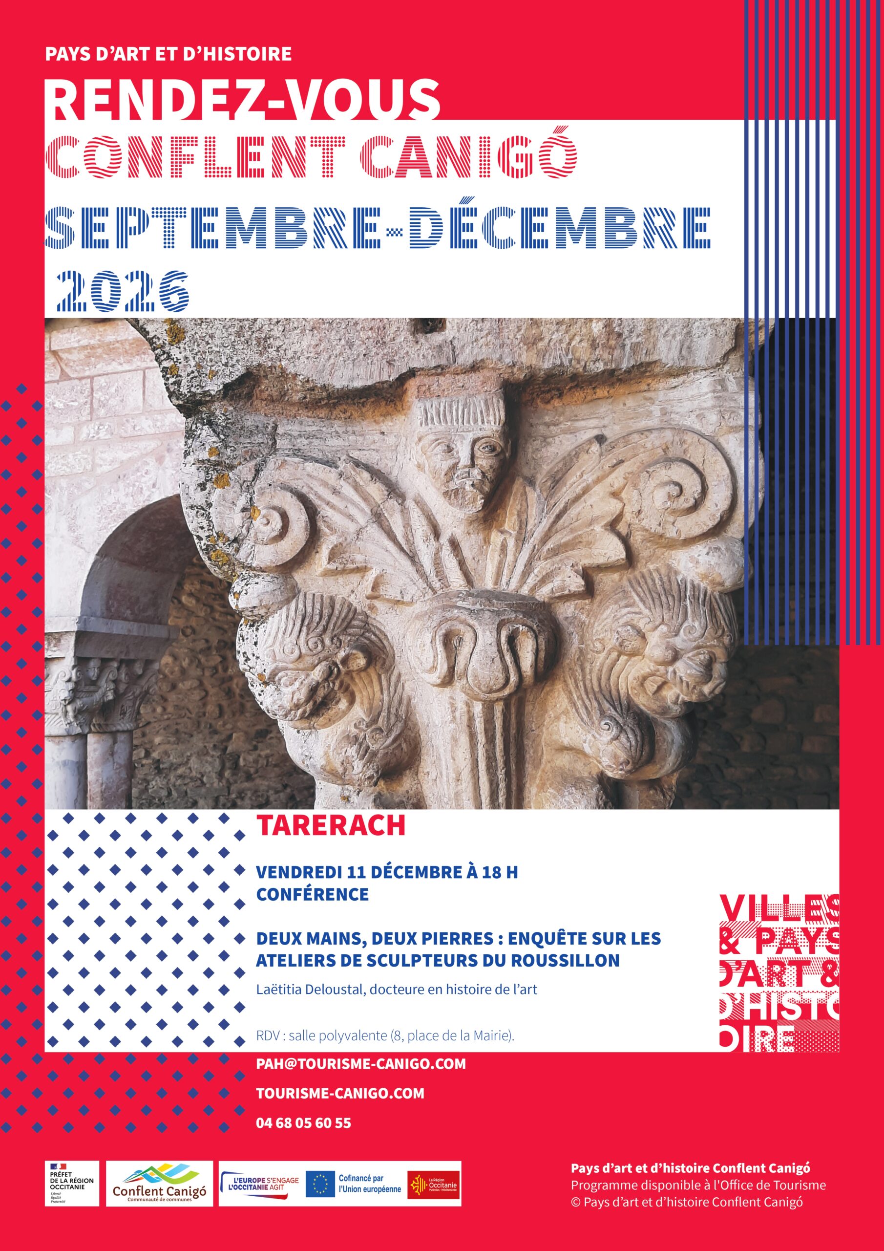 RENDEZ-VOUS DU PAYS D'ART ET D'HISTOIRE CONFÉRENCE DEUX MAINS