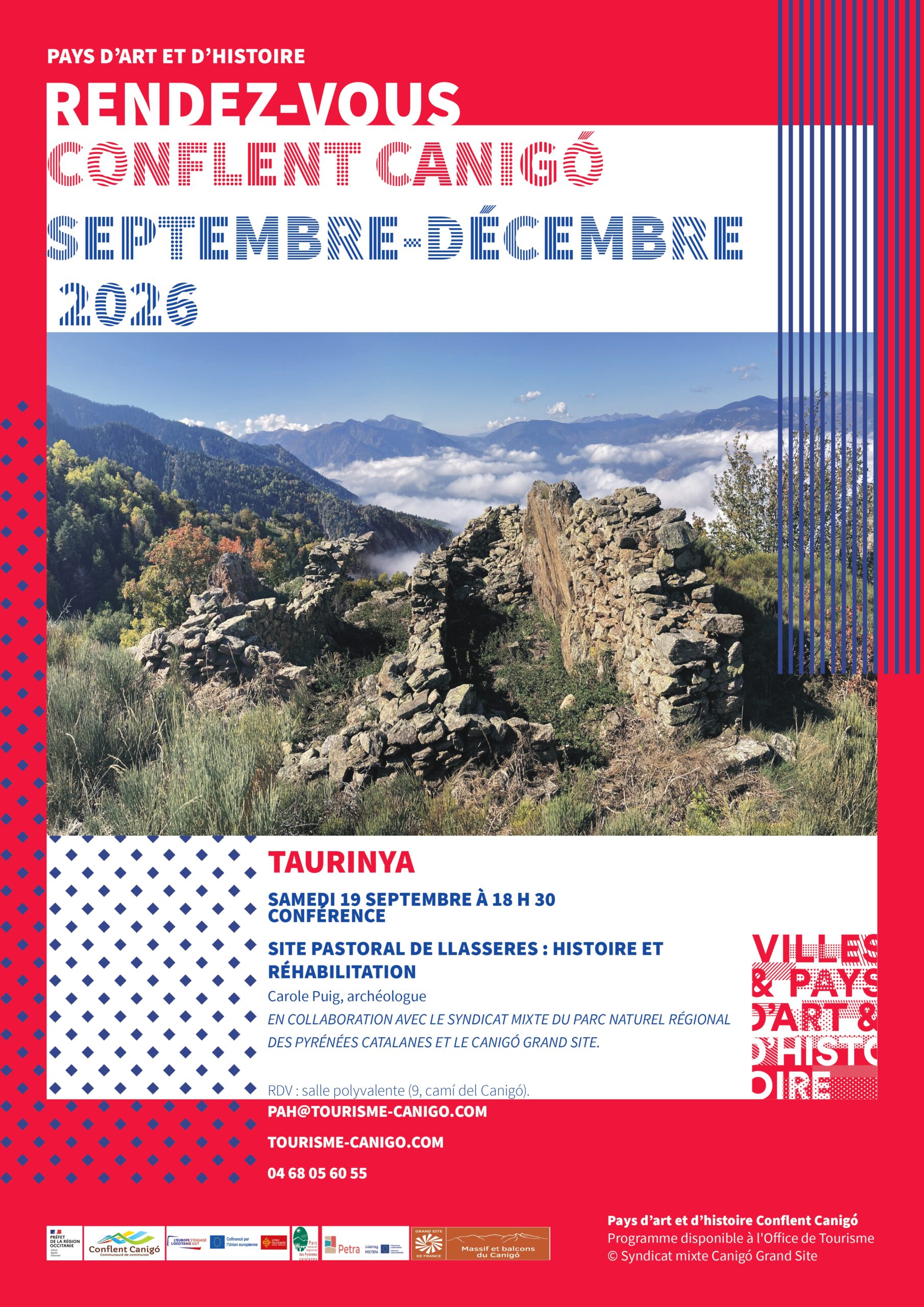 RENDEZ-VOUS DU PAYS D'ART ET D'HISTOIRE CONFÉRENCE- LE SITE PASTRORAL DE LLASSERES 9