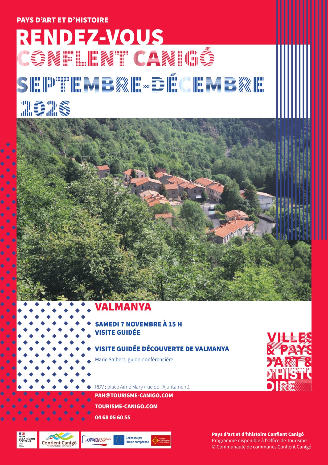 RENDEZ-VOUS DU PAYS D’ART ET D’HISTOIRE VISITE GUIDÉE DÉCOUVERTE DE VALMANYA Valmanya