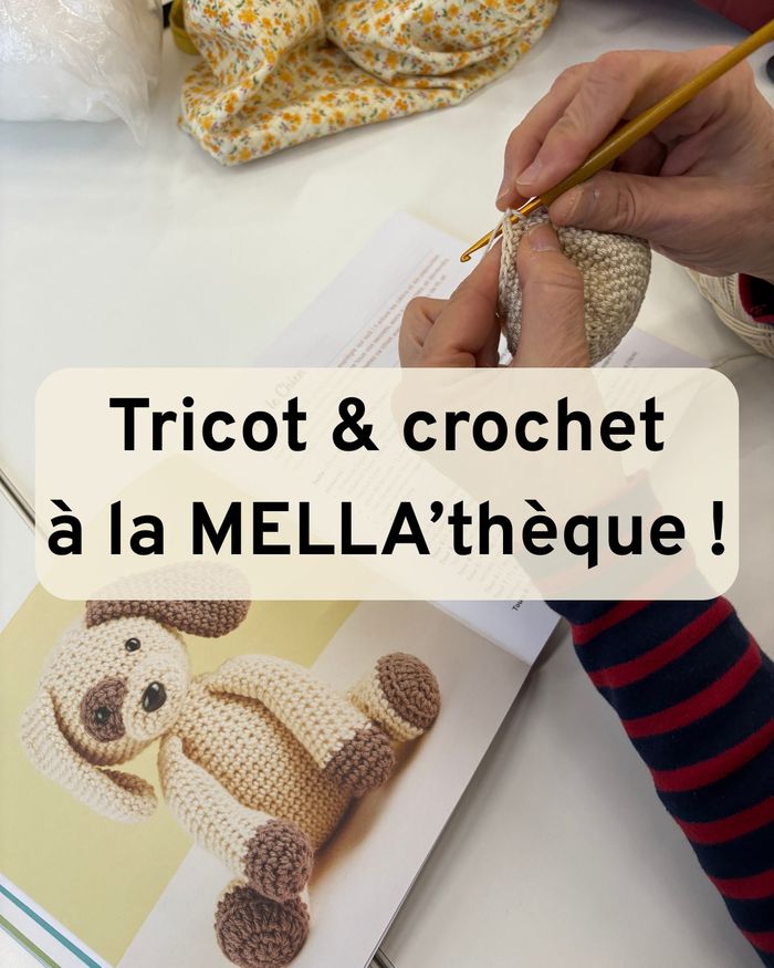 Rendez-vous tricot et crochet, La MELLA&rsquo;thèque, Mellac