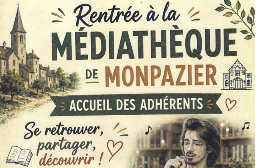 Rentrée à la médiathèque Monpazier