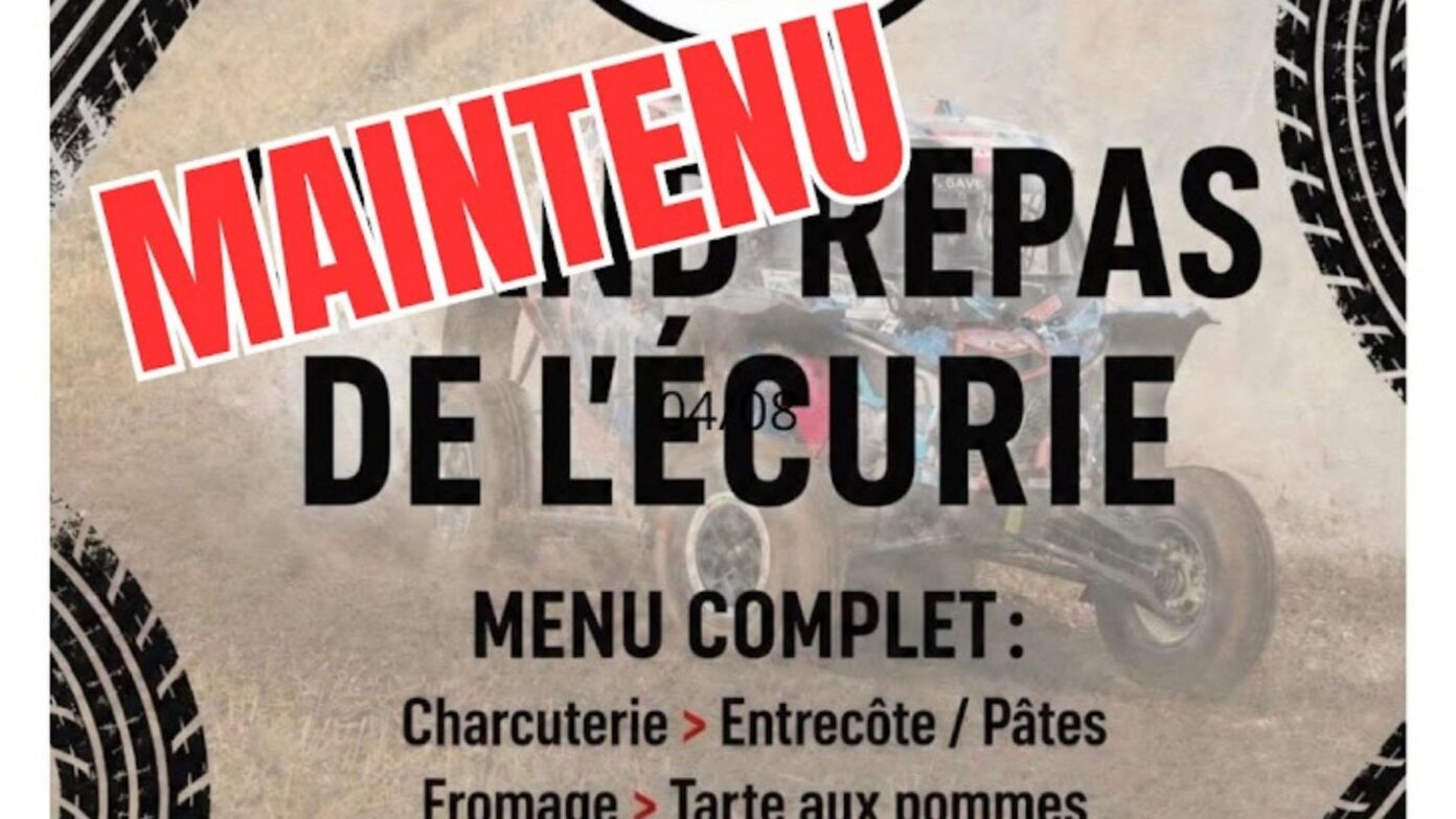 Repas de l’écurie d’Orthez Salle des fêtes de Sainte-Suzanne Orthez