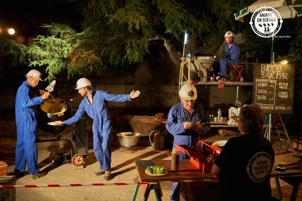 Repas spectacle Brico Saucisse Cransac-les-Thermes