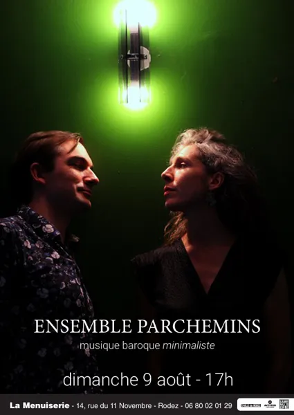Représentation de musique baroque Ensemble Parchemins Rodez
