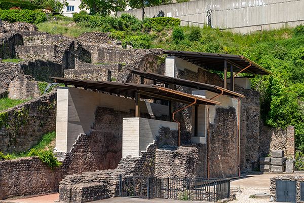 Restauration de l'Aditus Lugdunum - musée et théâtres romains Lyon