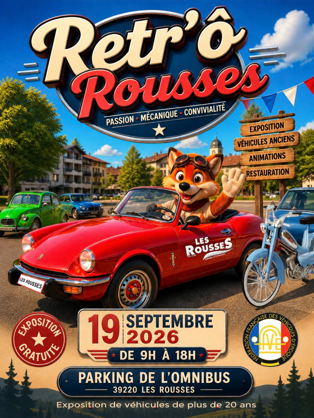 Rétr’Ô Rousses Place de l’Omnibus Les Rousses